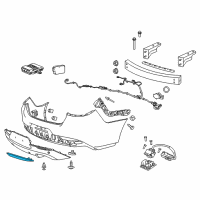 OEM 2017 Chevrolet Volt Reflector Diagram - 84132624