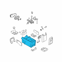 OEM 2005 Lincoln Navigator Console Diagram - 4L7Z-78045A36-AAA