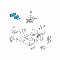 OEM 2003 Lincoln Navigator Dash Control Unit Diagram - 2L7Z-19980-BB