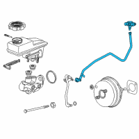 OEM 2020 Chevrolet Blazer Vacuum Hose Diagram - 84210413