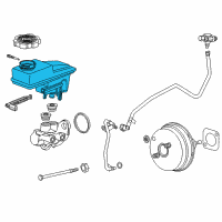 OEM 2021 GMC Acadia Master Cylinder Reservoir Diagram - 84680953