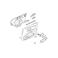 OEM Cadillac CTS Lock Switch Diagram - 19259955