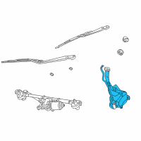 OEM 2002 Dodge Neon Reservoir-Washer Diagram - 5018977AA