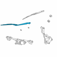 OEM 2004 Dodge Neon Blade-WIPER Diagram - 5014794AA