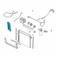 OEM Ford Ranger Compressor Bracket Diagram - 1L5Z-19E708-AA