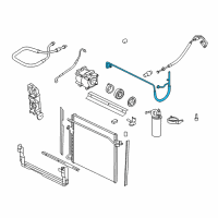 OEM 2004 Ford Ranger AC Tube Diagram - 7L5Z-19972-A