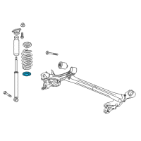 OEM 2021 Chevrolet Spark Insulator-Rear Spring Lower Diagram - 95167274