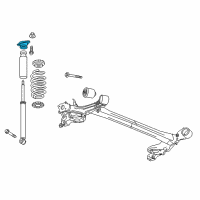 OEM 2020 Chevrolet Spark Shock Mount Diagram - 42344956