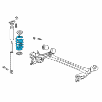 OEM 2020 Chevrolet Spark Coil Spring Diagram - 42406127