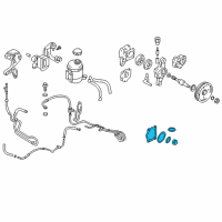 OEM 2003 Hyundai Elantra Seal Kit-Power Steering Oil Pump Diagram - 57150-3AA00