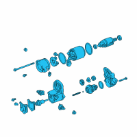 OEM Lexus IS300 Reman Starter Assembly Diagram - 28100-46220-84