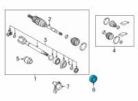 OEM Lexus UX250h Seal, Type T Oil Diagram - 90311-40049