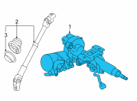 OEM Toyota Steering Column Diagram - SU003-10796