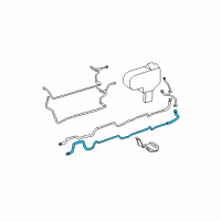 OEM 1999 Toyota Sienna Suction Pipe Diagram - 88717-08180