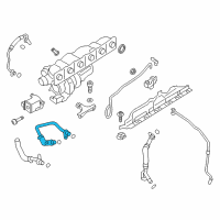 OEM BMW ActiveHybrid 3 Line, Return, Cooling, Turbocharger Diagram - 11-53-7-583-903