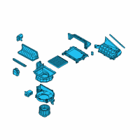 OEM Kia Cadenza Blower Unit Diagram - 97207F6AB0