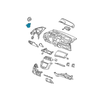 OEM Honda Fit Holder Assembly, Cup (Graphite Black) Diagram - 77235-TF0-G01ZA