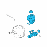 OEM Ram 3500 Brake Mastr Cylinder Diagram - 68144489AA