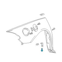 OEM Dodge Screw-HEXAGON Head Diagram - 6100567