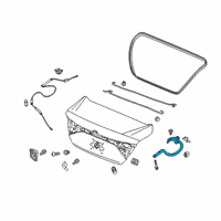 OEM 2019 Honda Civic Trunk Hinge Comp Diagram - 68610-TBA-A00ZZ