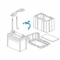 OEM Cable Assembly, Battery Ground Diagram - 32600-SDA-A00