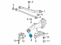OEM 2020 BMW X2 Rubber Mounting Diagram - 33-32-6-864-237