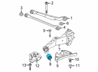 OEM 2022 BMW X2 Rubber Mounting Diagram - 33-32-6-864-237