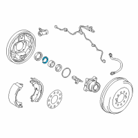 OEM 2003 Toyota 4Runner Axle Seal Snap Ring Diagram - 90520-41019