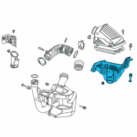 OEM 2004 Honda Accord Case Set, Air Cleaner Diagram - 17201-RAA-A01