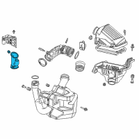 OEM 2003 Honda Accord Tube, Air Cleaner Connecting Diagram - 17251-RAA-A00