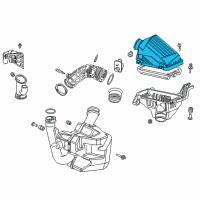 OEM Honda Cover, Air Cleaner Diagram - 17210-RAD-L60