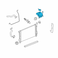 OEM 1999 Pontiac Montana Reservoir Asm-Coolant Recovery Diagram - 15250668