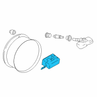 OEM 2017 Infiniti QX50 Antenna Tire Pressure Diagram - 40740-1NC2A