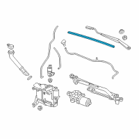 OEM 2020 Chevrolet Spark Front Blade Diagram - 95391365