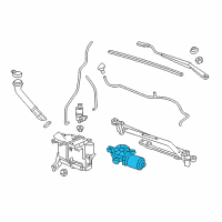 OEM 2019 Chevrolet Spark Front Motor Diagram - 42733450