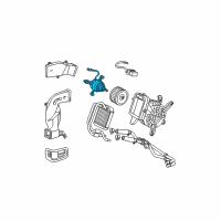 OEM Toyota Highlander Blower Motor Diagram - 87104-48010