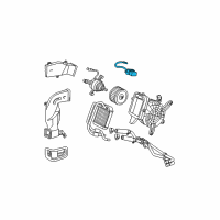 OEM 2004 Toyota Highlander Resistor, Rear Heater Blower Diagram - 87138-48050