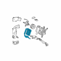 OEM Toyota Highlander Unit Sub-Assy, Rear Heater Diagram - 87107-48090