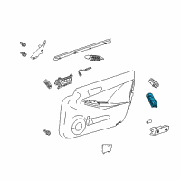 OEM 2012 Lexus RX350 Master Switch Assembly Diagram - 84040-0E060