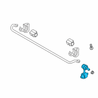 OEM Hyundai Kona Electric Link Assembly-Rear Stabilizer Diagram - 55530-G2000