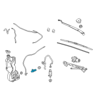 OEM Cadillac Level Sensor Diagram - 23354833