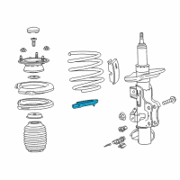 OEM 2016 Cadillac ATS Lower Insulator Diagram - 23164573