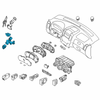 OEM 2007 Hyundai Entourage Body & Switch Assembly-Steering & IGNTION Diagram - 81910-4D030