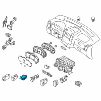 OEM Kia Sedona Switch Assembly-Seat Heater Diagram - 937604D020VA