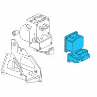 OEM 2005 Hummer H2 Electronic Brake Control Module Assembly (Remanufacture) Diagram - 19301997