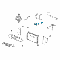 OEM GMC Sierra 1500 HD Classic Inlet Assembly Diagram - 12600172