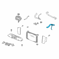 OEM 2005 GMC Sierra 1500 Lower Hose Diagram - 15792825