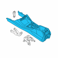 OEM BMW X4 CENTER CONSOLE, LEATHER Diagram - 51-16-8-074-765