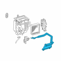 OEM 2002 Toyota Celica Unit Sub-Assy, Heater Radiator Diagram - 87107-20690