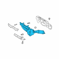 OEM 2013 Ford Fiesta Manifold With Converter Diagram - AE8Z-5G232-A